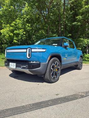 Blue 2023 Rivian R1T Adventure Quad-Motor Large Package