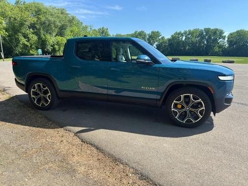 Blue 2023 Rivian R1T Adventure Quad-Motor Large Package