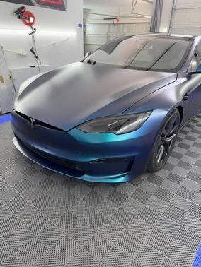 Blue 2022 Tesla Model S Long Range