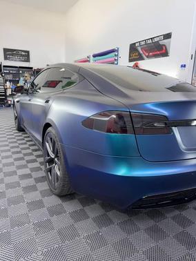 Blue 2022 Tesla Model S Long Range