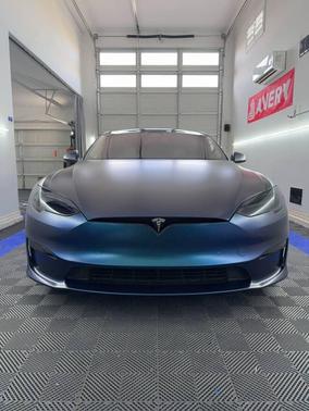 Blue 2022 Tesla Model S Long Range