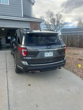 Gray 2018 Ford Explorer Limited