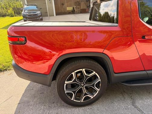 Red 2022 Rivian R1T Launch Edition