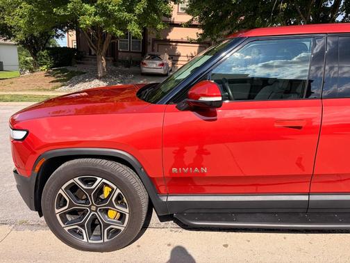 Red 2022 Rivian R1T Launch Edition