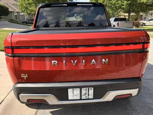 Red 2022 Rivian R1T Launch Edition