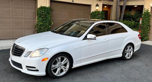 White 2013 Mercedes-Benz E-Class E 350