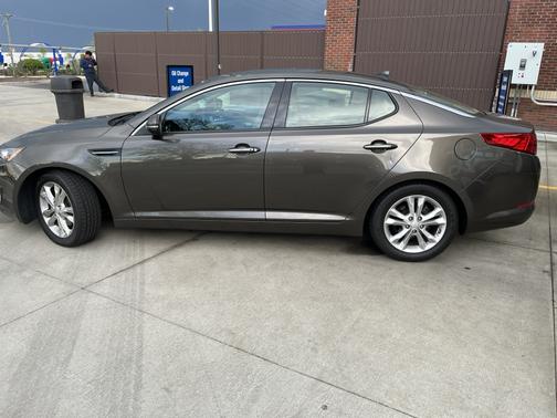 Gray 2013 Kia Optima EX