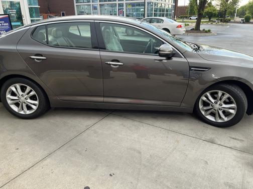 Gray 2013 Kia Optima EX