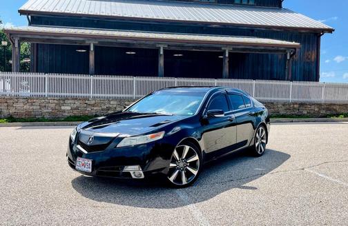 Black 2010 Acura TL Technology
