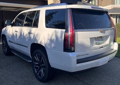 White 2018 Cadillac Escalade Luxury