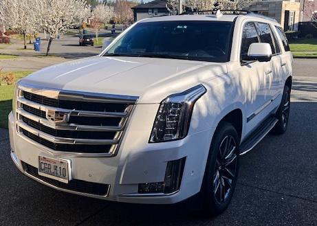 White 2018 Cadillac Escalade Luxury