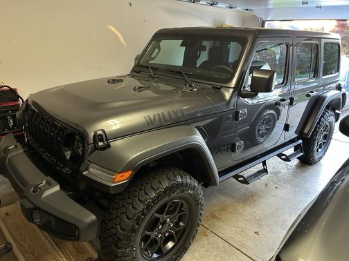 Gray 2025 Jeep Wrangler Willys