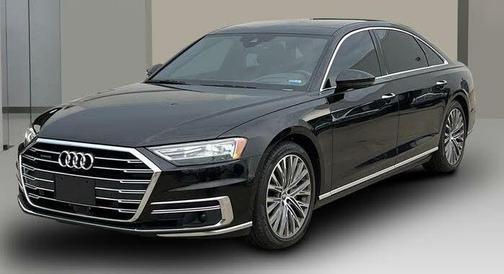 Blue 2019 Audi A8 L 55