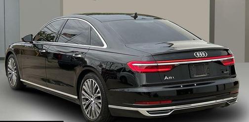 Blue 2019 Audi A8 L 55