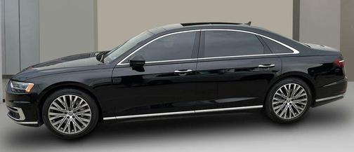 Blue 2019 Audi A8 L 55