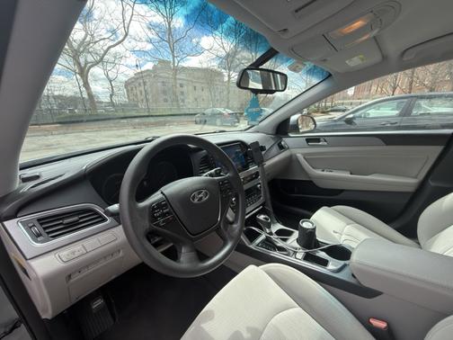 Gray 2016 Hyundai SONATA Hybrid SE