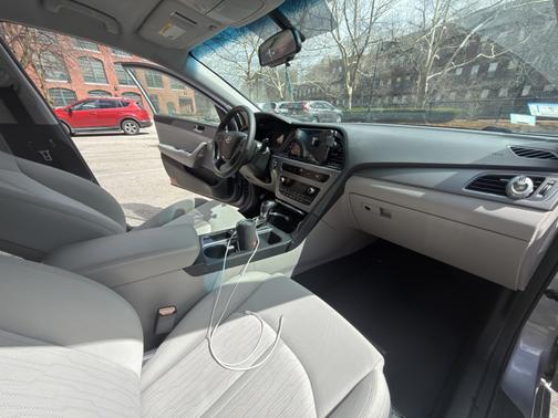 Gray 2016 Hyundai SONATA Hybrid SE