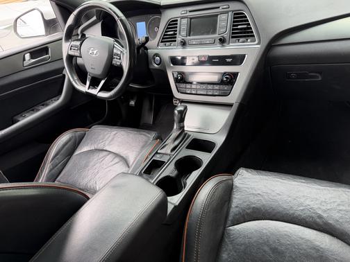 White 2015 Hyundai SONATA Sport 2.0T