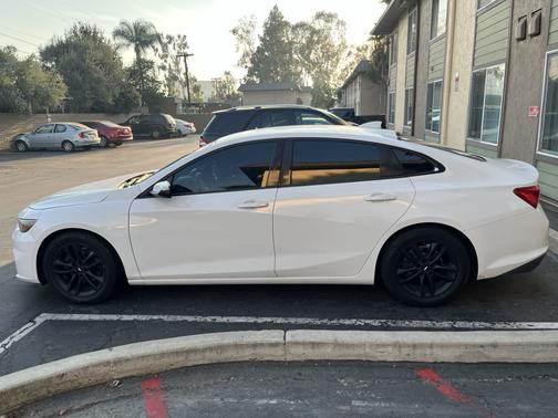 White 2017 Chevrolet Malibu Hybrid Base