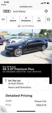 2018 Audi A6 2.0T Premium