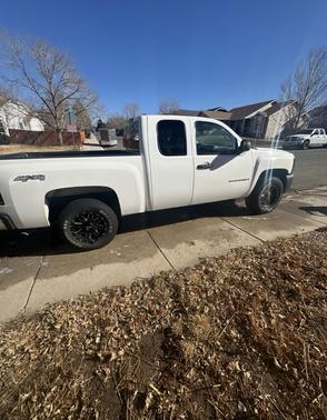 White 2009 Chevrolet Silverado 1500 Work Truck Extended Cab