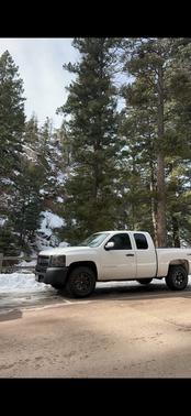 White 2009 Chevrolet Silverado 1500 Work Truck Extended Cab