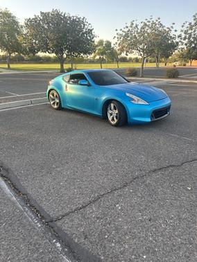 Blue 2010 Nissan 370Z Base