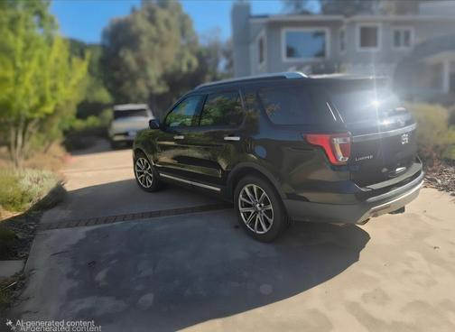 Black 2017 Ford Explorer Limited