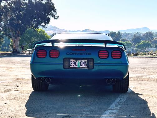 Blue 1992 Chevrolet Corvette Base