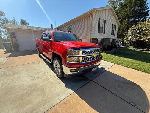 Red 2014 Chevrolet Silverado 1500 1LT