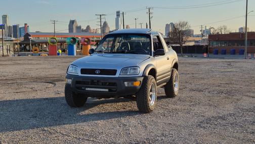 Silver 1998 Toyota RAV4 Soft Top