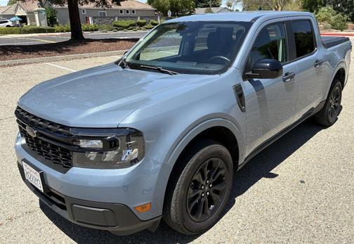 Blue 2024 Ford Maverick XLT