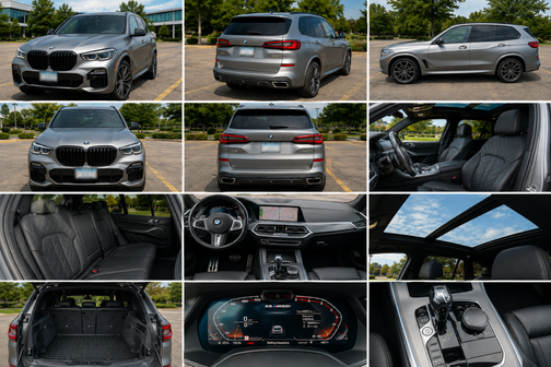 Gray 2023 BMW X5 M50i