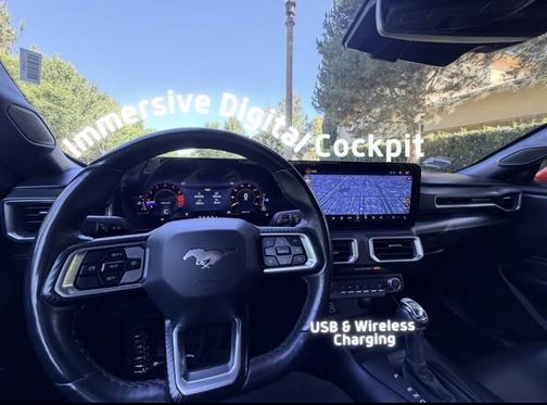 Red 2024 Ford Mustang EcoBoost Premium