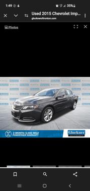 2015 Chevrolet Impala 2LT