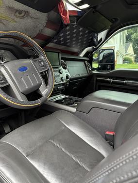 White 2013 Ford F-350 Platinum