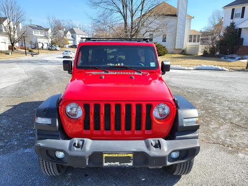 Red 2019 Jeep Wrangler Unlimited Sport S