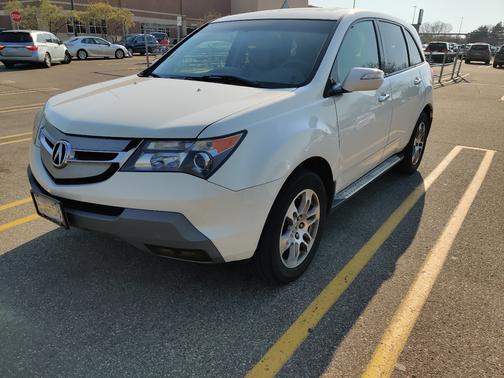 White 2008 Acura MDX Technology