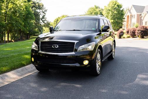 Black 2012 INFINITI QX56 Base