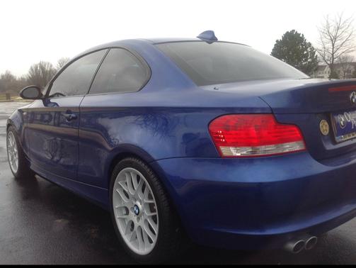 Blue 2009 BMW 128 i