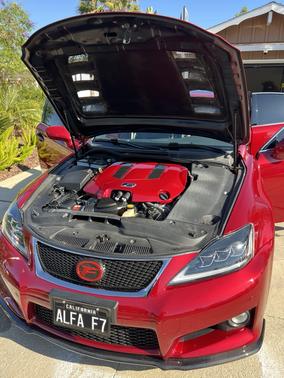 Red 2008 Lexus IS-F Base