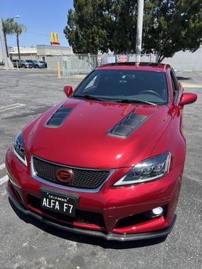 Red 2008 Lexus IS-F Base