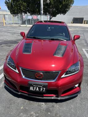 Red 2008 Lexus IS-F Base