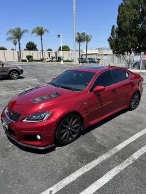 Red 2008 Lexus IS-F Base