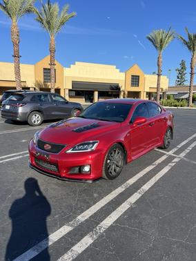 Red 2008 Lexus IS-F Base