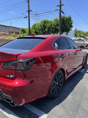 Red 2008 Lexus IS-F Base