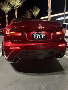 Red 2008 Lexus IS-F Base