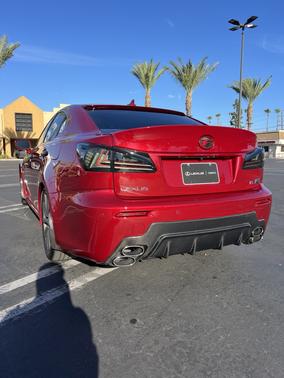 Red 2008 Lexus IS-F Base