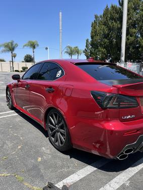 Red 2008 Lexus IS-F Base