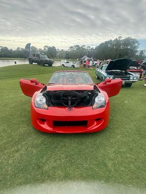 Red 2002 Toyota MR2 Spyder